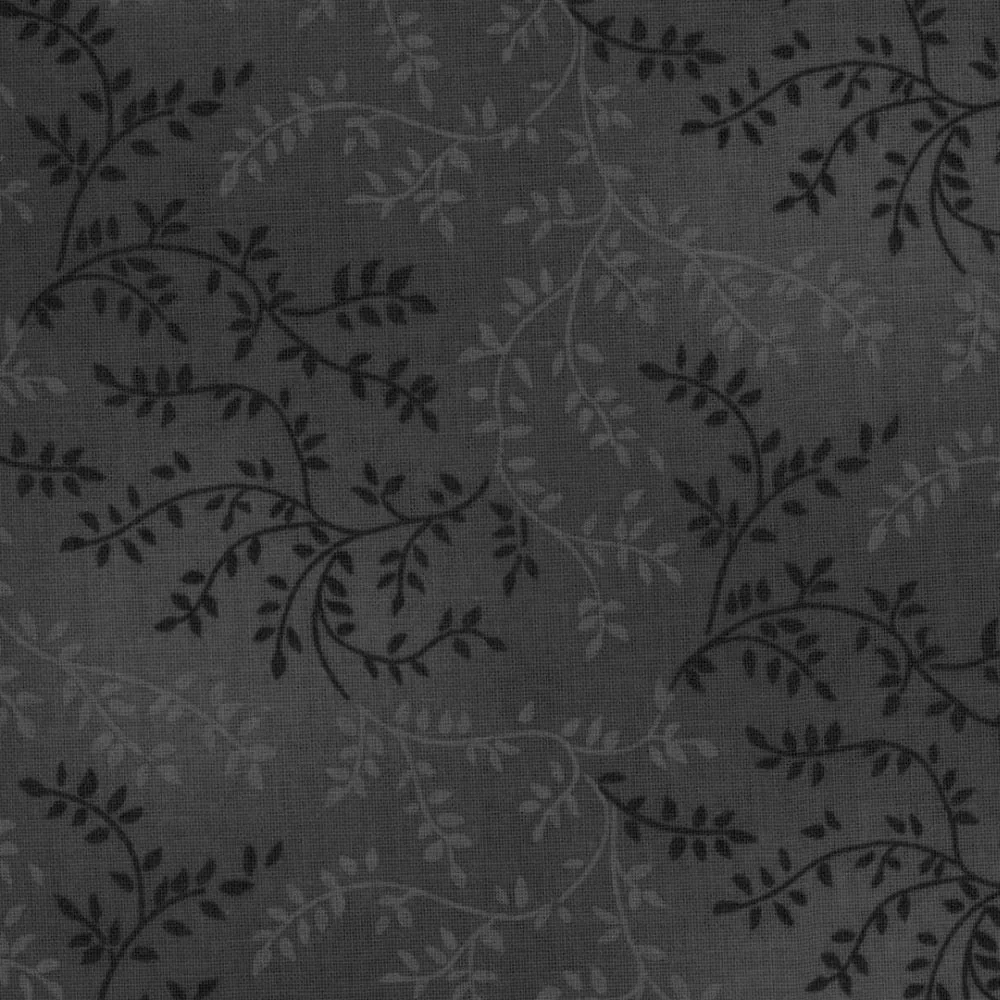 108" Vine Quilt Backing Fabric - Black