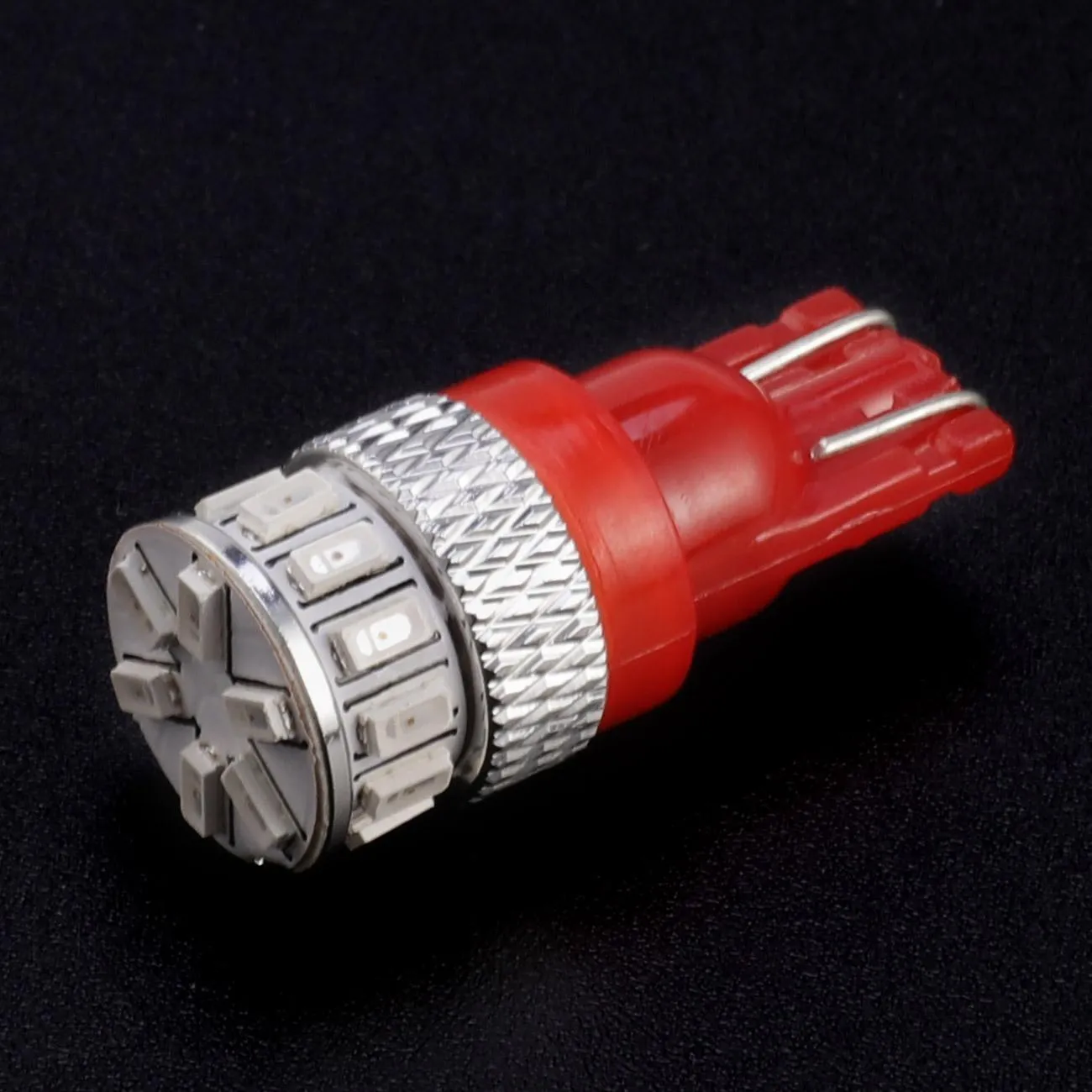 168 2825 W5W T10 LED License Plate/Side Marker/Interior Light Bulbs 4W 300% High Brightness CAN-Bus Error Free Red | 2 Bulbs