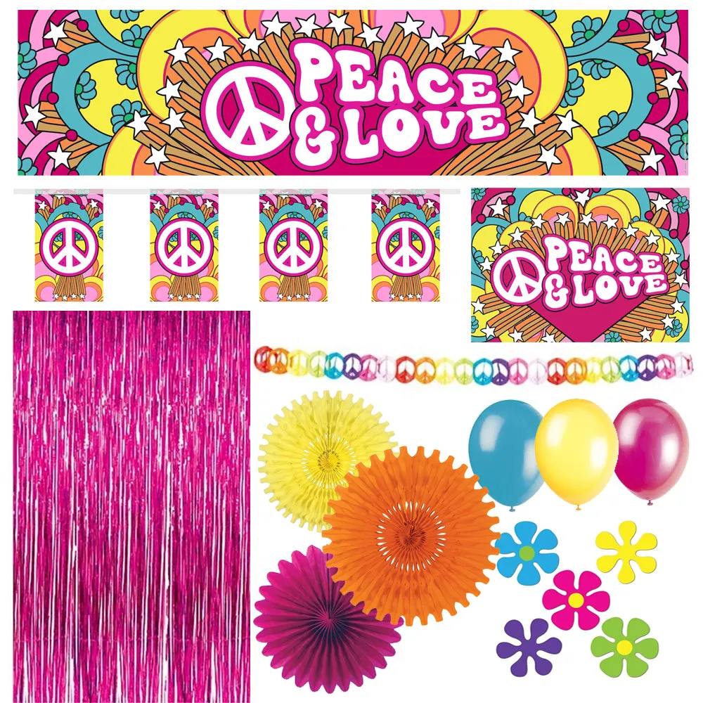 1960's Party Decoration Pack