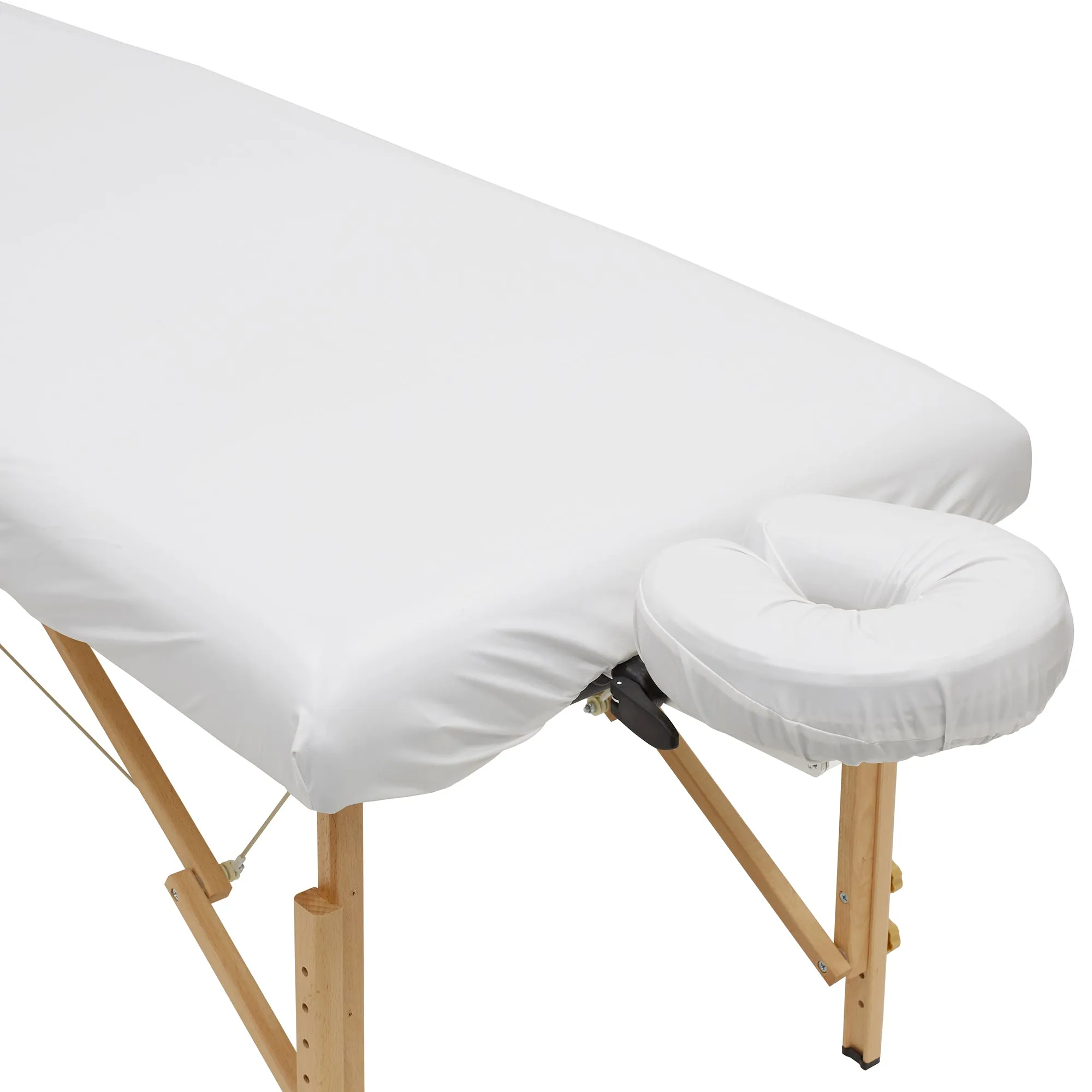 2 Piece Waterproof Massage Table Sheet Set - Durable PU Cover