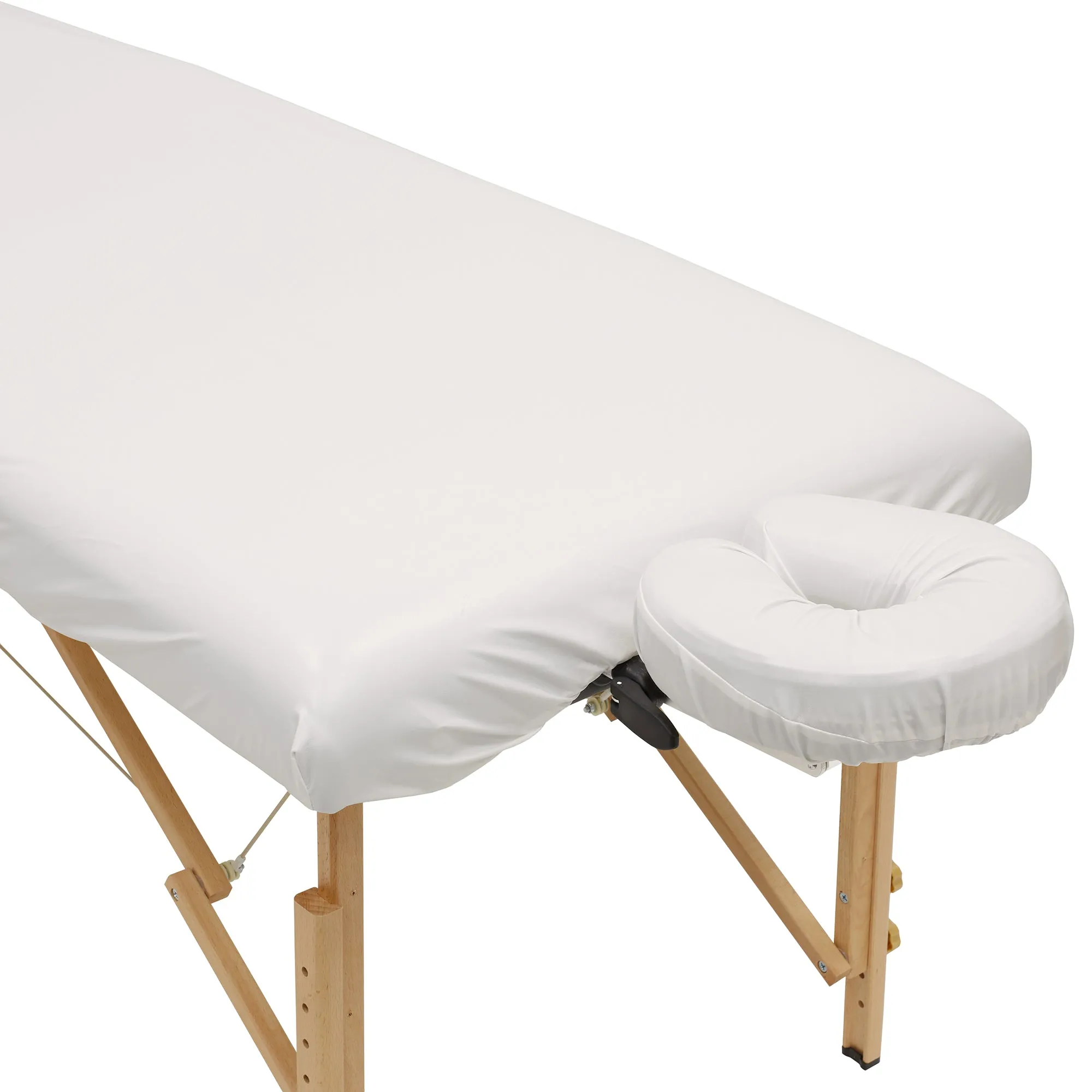 2 Piece Waterproof Massage Table Sheet Set - Durable PU Cover