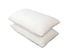 2 x Visco Elastic Memory Foam Pillows