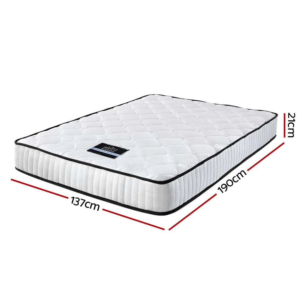 21cm Hypo-allergenic Pocket Spring Mattress Double - Giselle Bedding