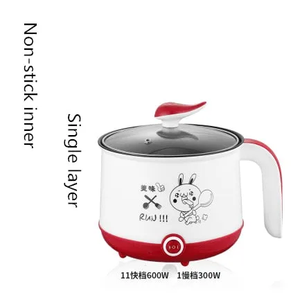 220V Mini Multifunction Electric Cooking Machine Single/Double Layer Available Hot Pot Multi Electric Rice Cooker EU/UK/AU/US