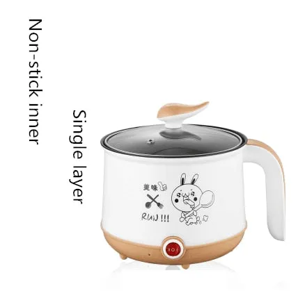 220V Mini Multifunction Electric Cooking Machine Single/Double Layer Available Hot Pot Multi Electric Rice Cooker EU/UK/AU/US