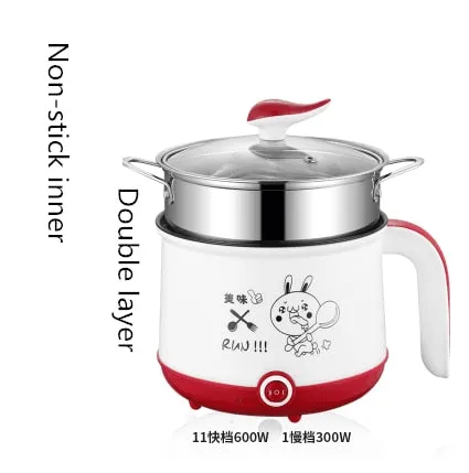 220V Mini Multifunction Electric Cooking Machine Single/Double Layer Available Hot Pot Multi Electric Rice Cooker EU/UK/AU/US