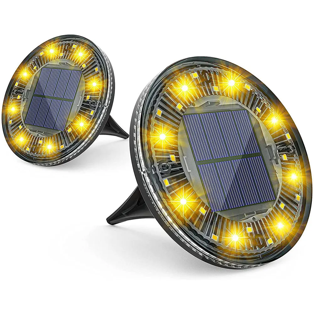 24 LEDs Solar Ground Lights