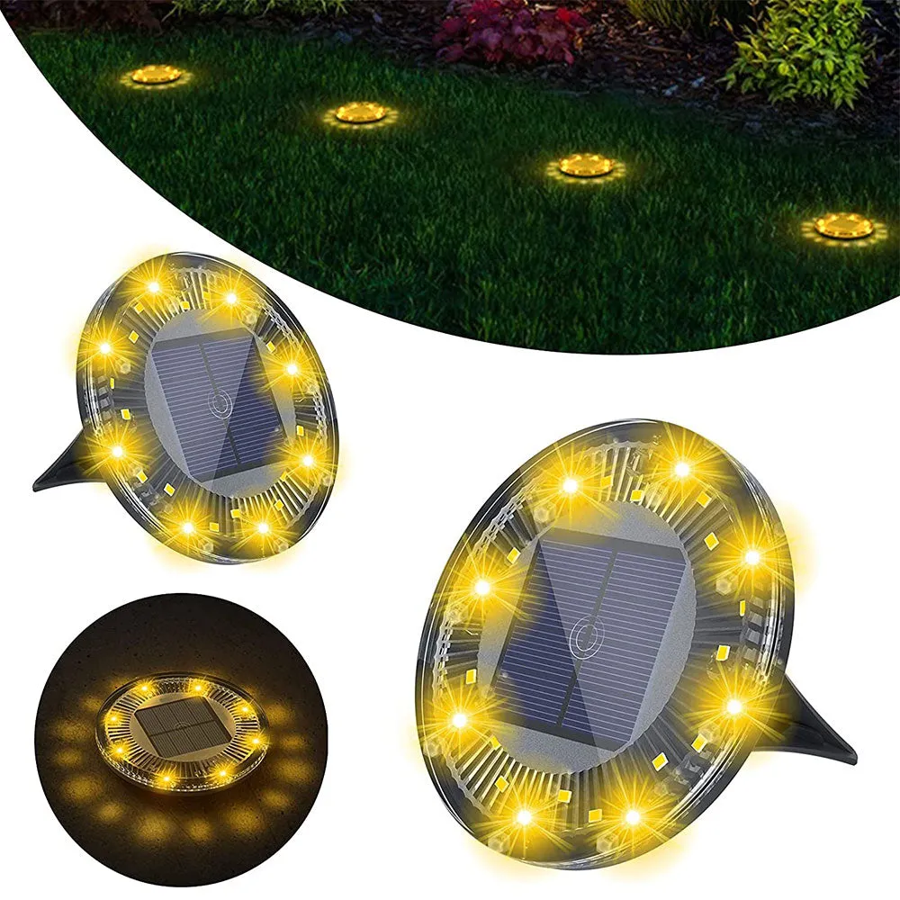 24 LEDs Solar Ground Lights