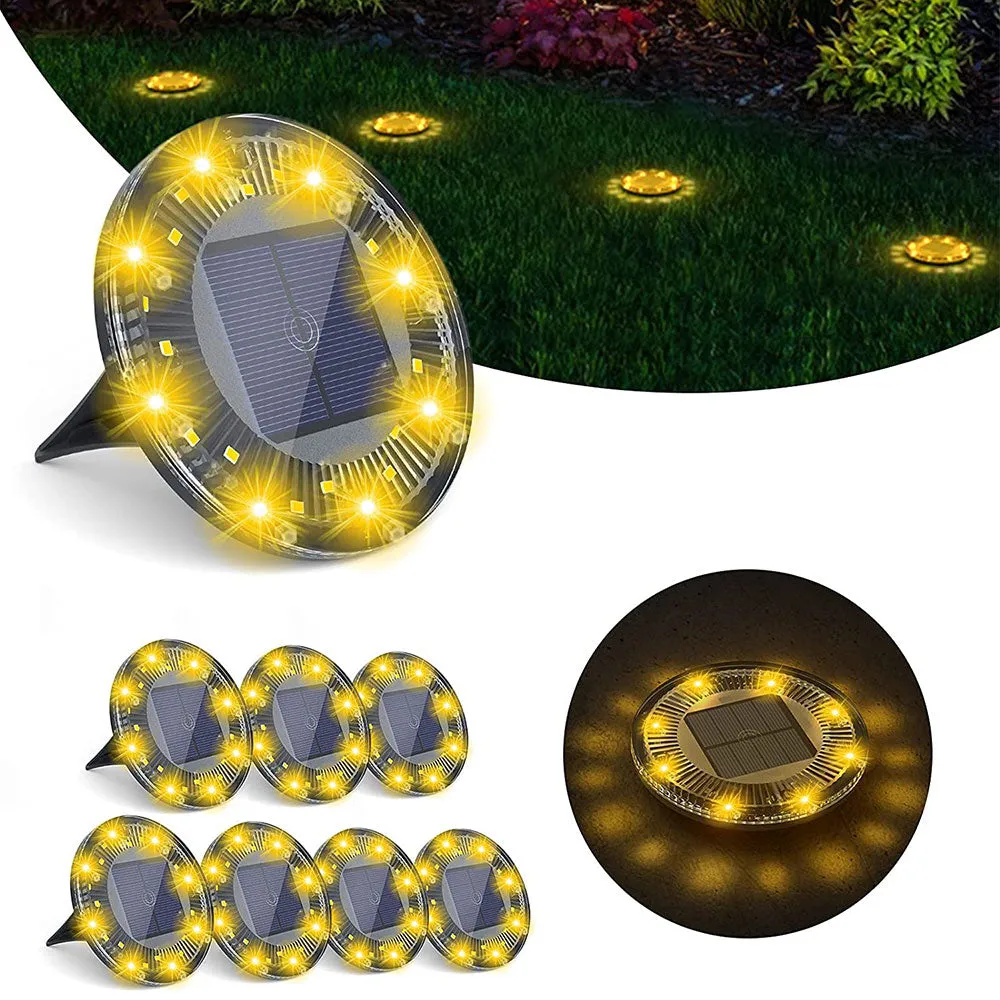 24 LEDs Solar Ground Lights