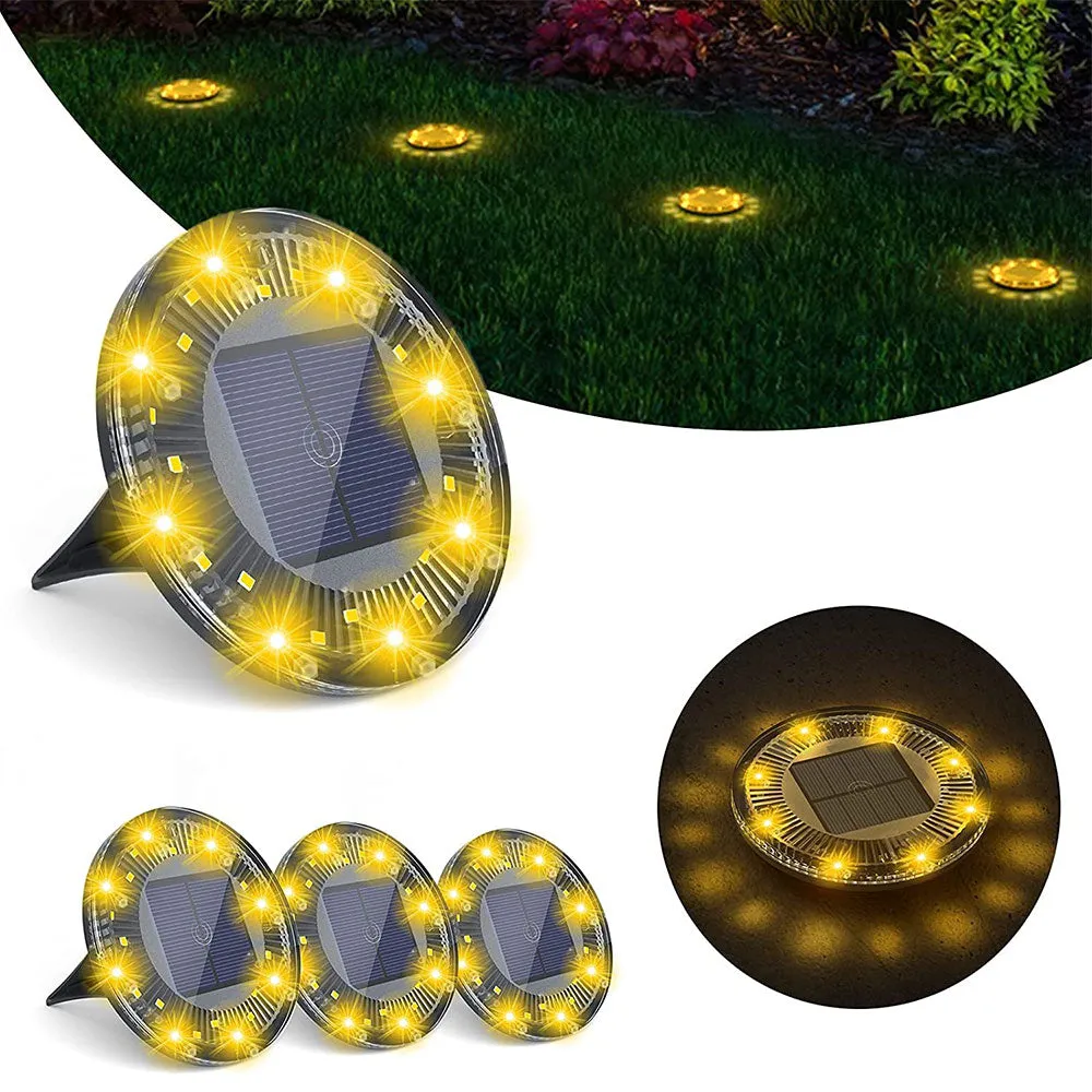 24 LEDs Solar Ground Lights