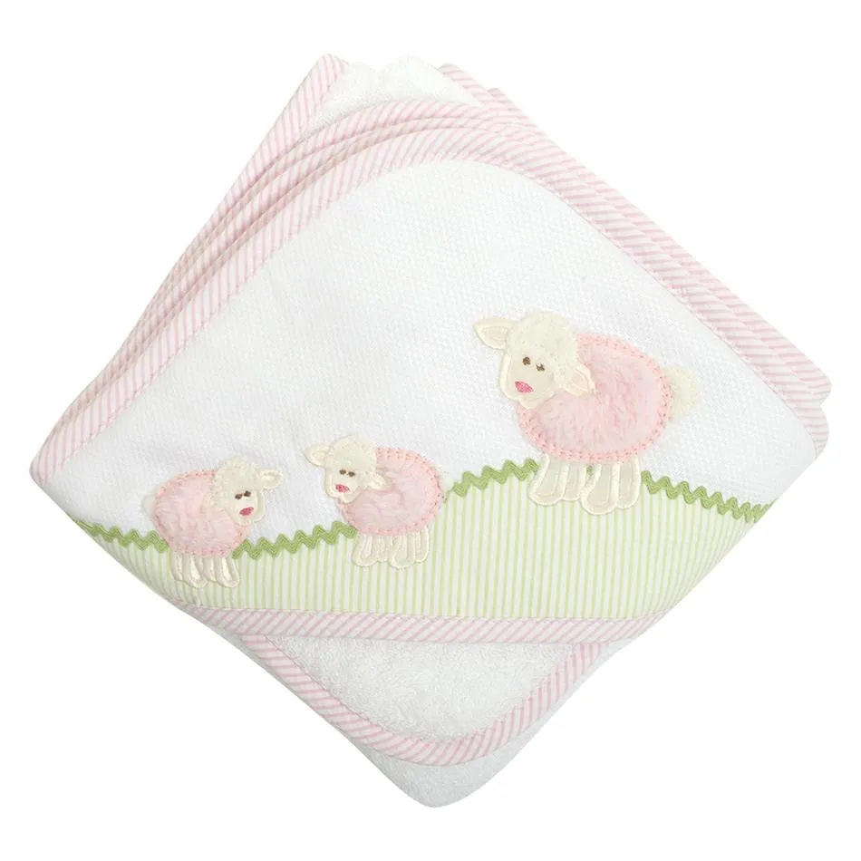 3 Marthas Applique Hooded Towels