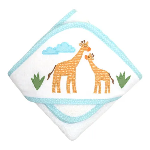 3 Marthas Applique Hooded Towels