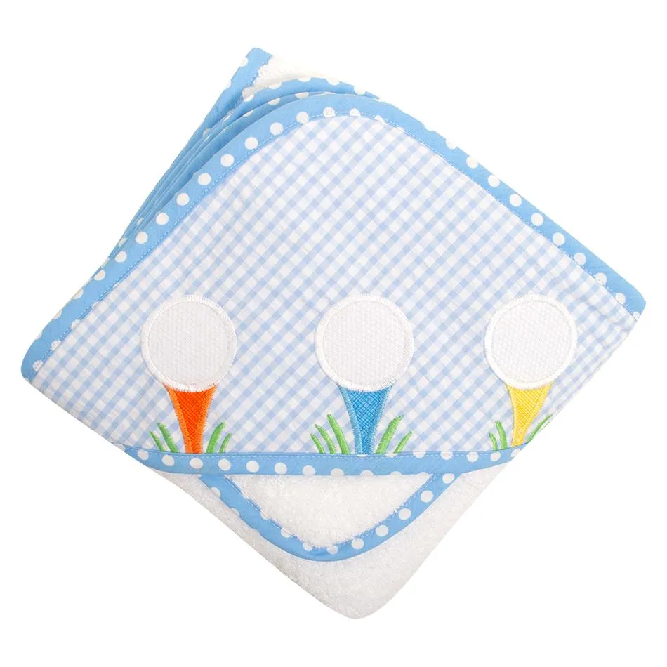 3 Marthas Applique Hooded Towels