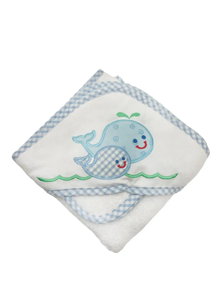 3 Marthas Applique Hooded Towels