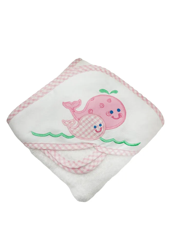 3 Marthas Applique Hooded Towels