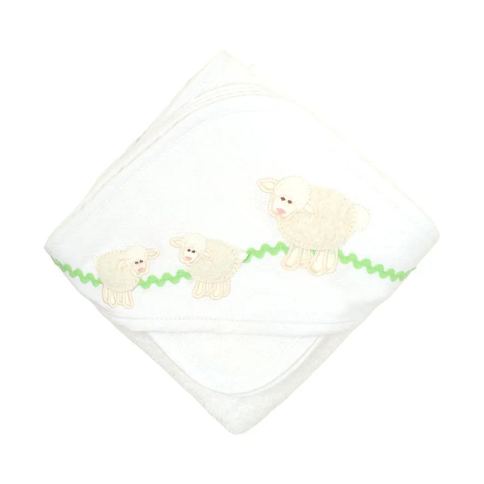 3 Marthas Applique Hooded Towels