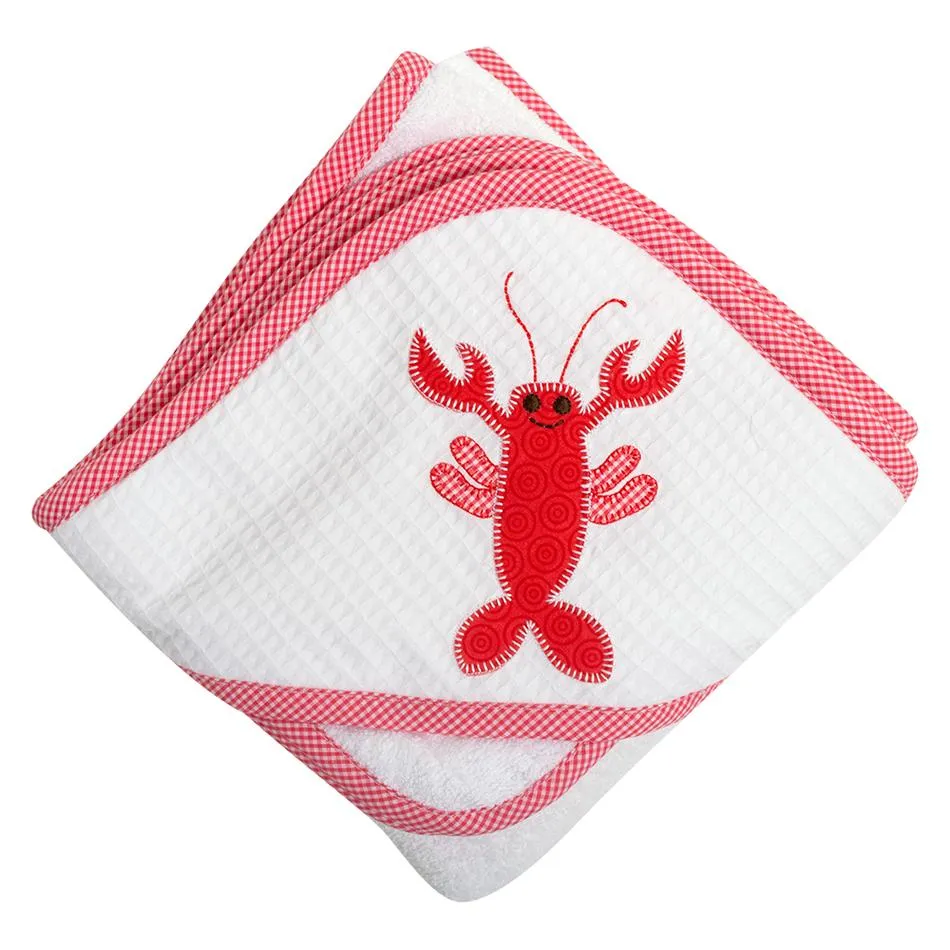 3 Marthas Applique Hooded Towels