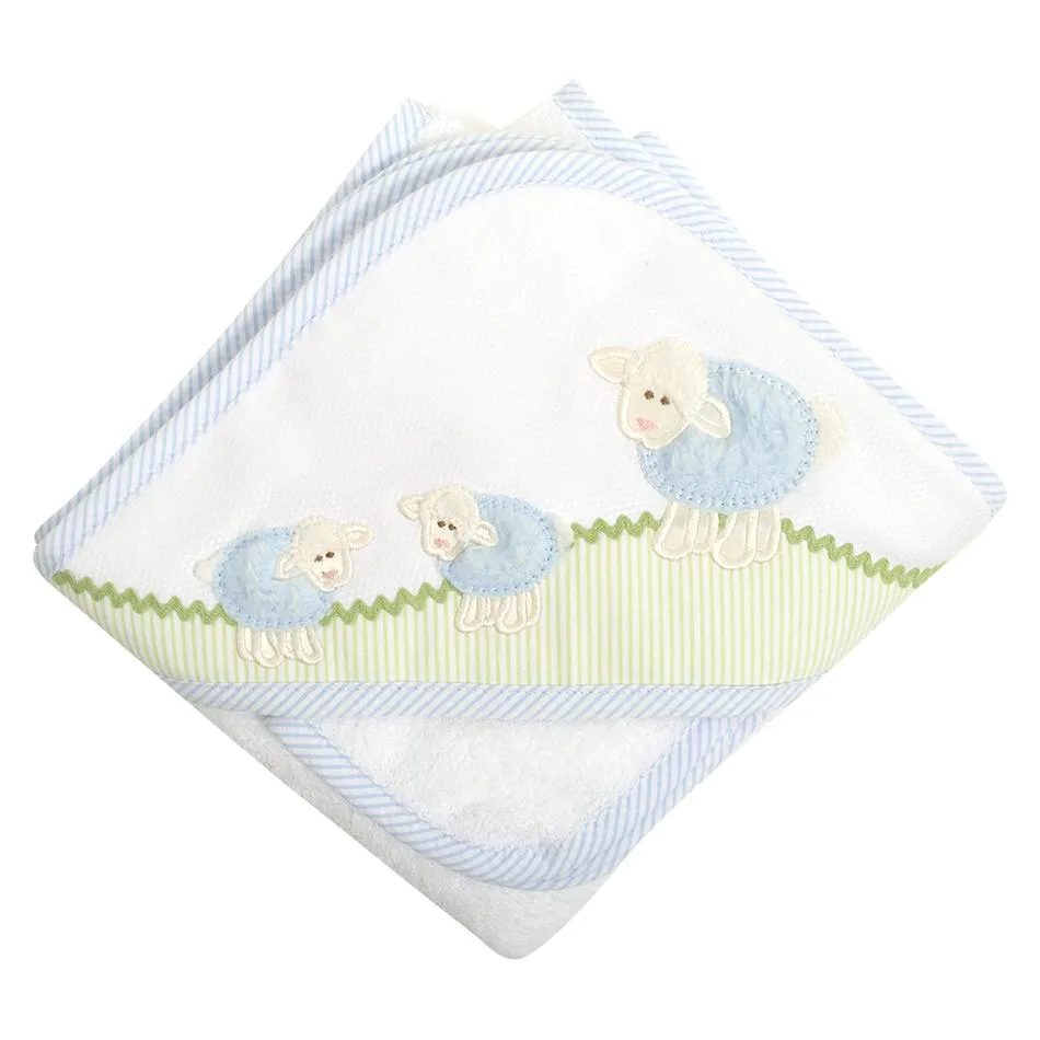 3 Marthas Applique Hooded Towels