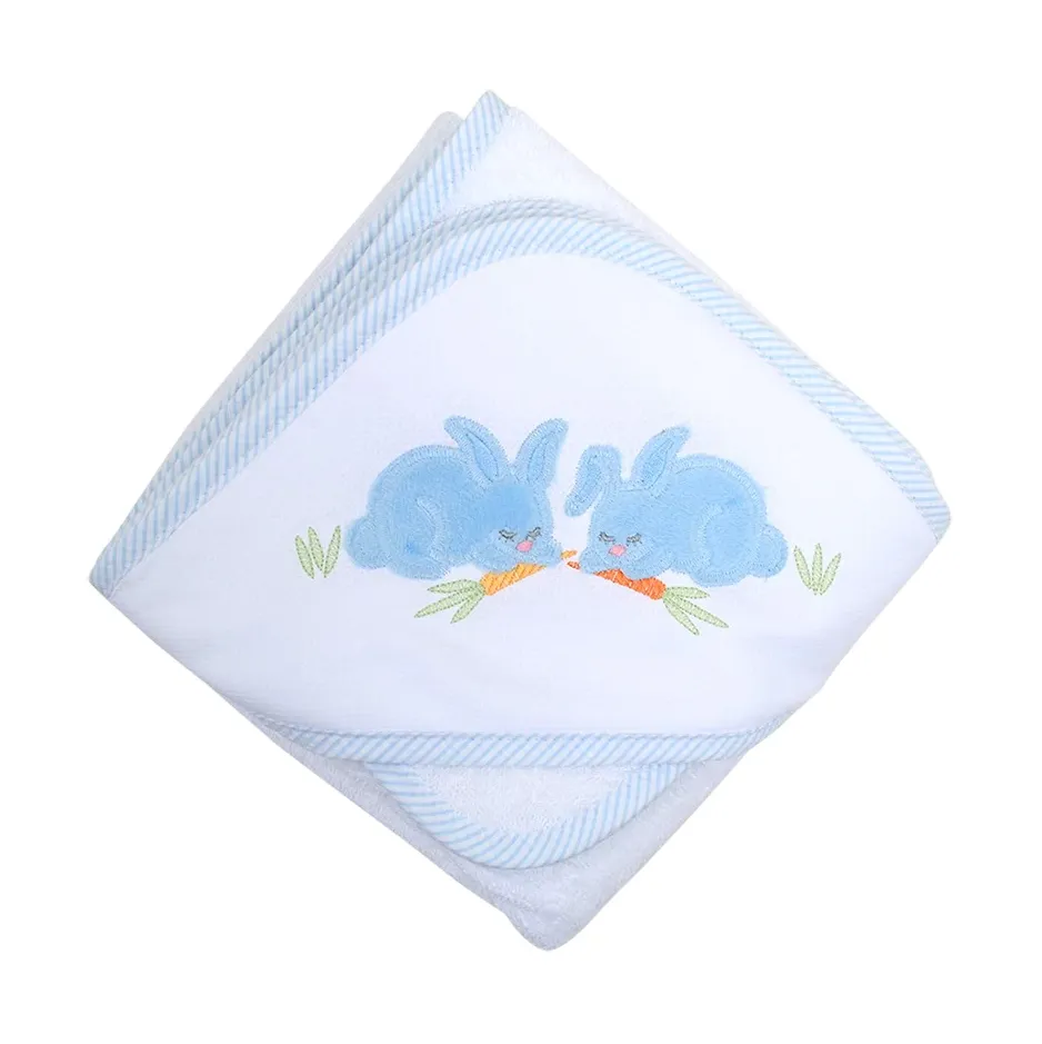 3 Marthas Applique Hooded Towels