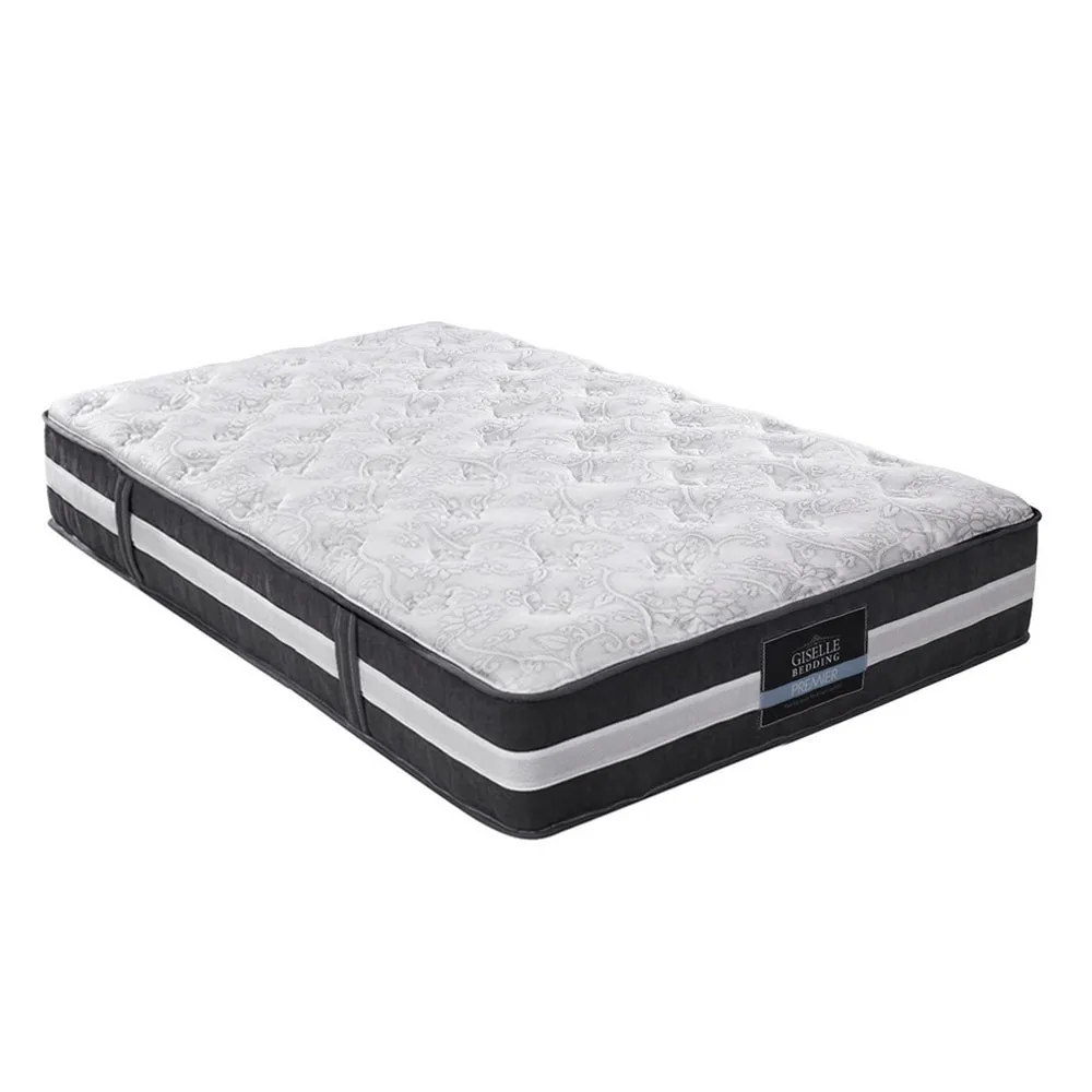 30cm Medium Firm Mattress King Single, Pocket Spring - Giselle Bedding