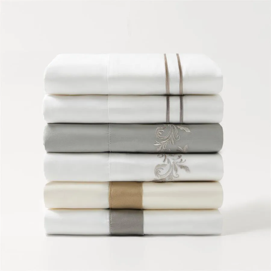 350TC Embroidery Stripe Sheet Set