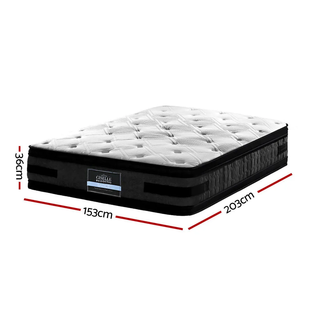 36cm Double-Sided Euro Top Queen Mattress, Cool Gel | Giselle Bedding