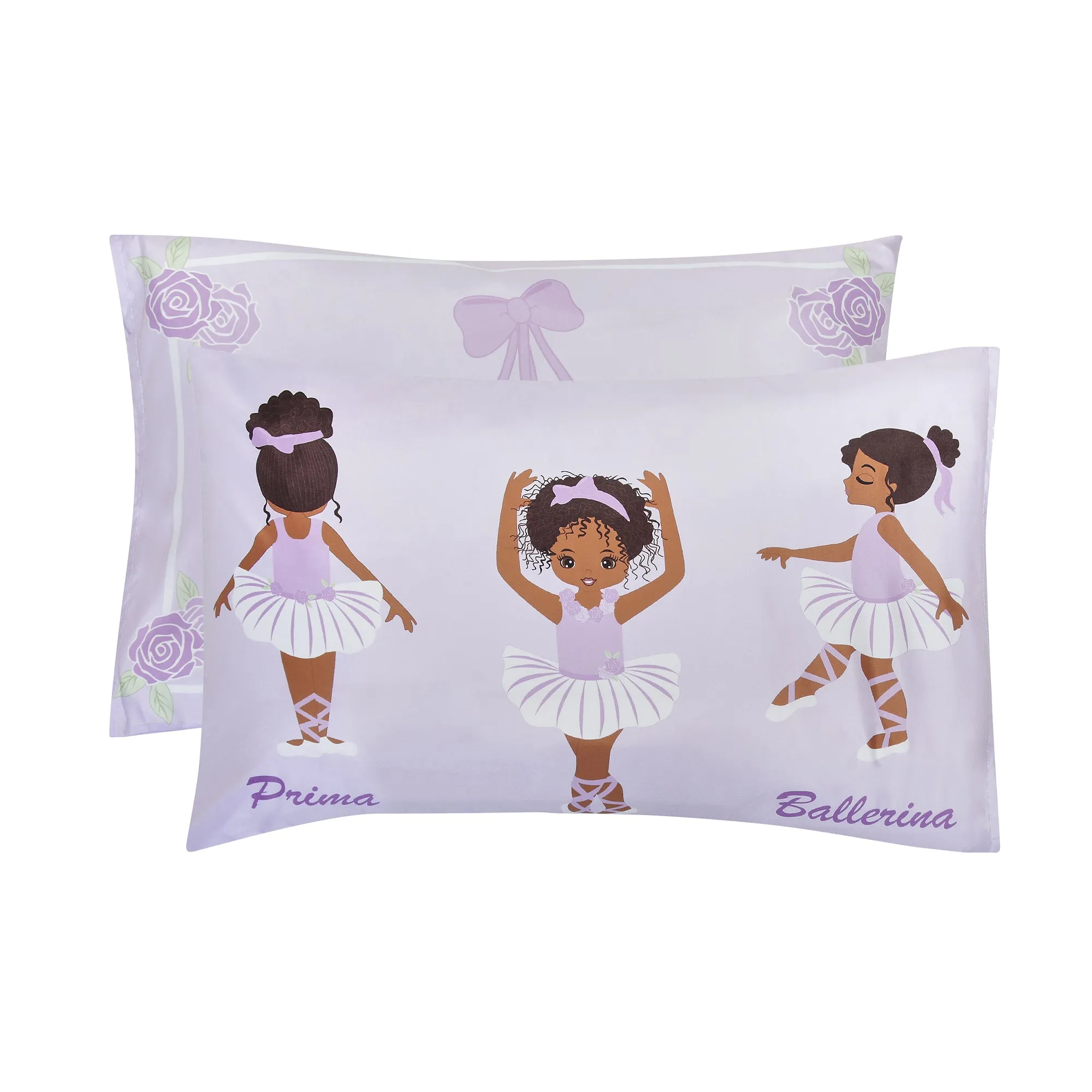 4 Piece Toddler Bedding Set – African American Ballerina