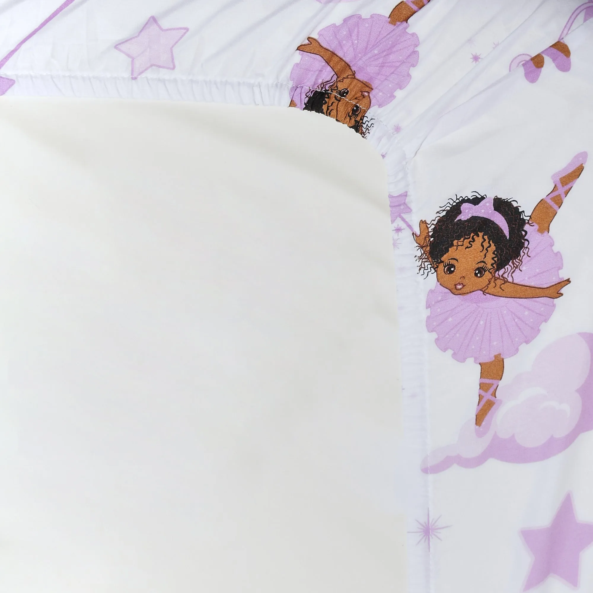 4 Piece Toddler Bedding Set – African American Ballerina