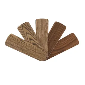 42-Inch Reversible Replacement Fan Blades, Oak/Walnut