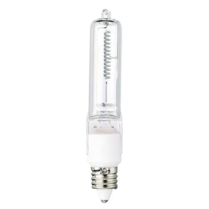 50 Watt T4 Single-Ended Halogen Clear E11 (Mini-Can) Base, 120 Volt, Card