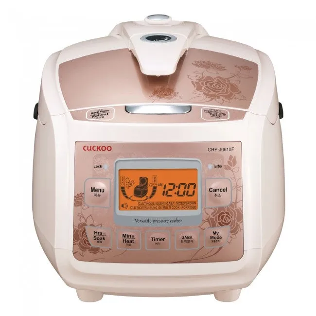 6-Cup Electric Pressure Rice Cooker with KOR Voice Navigation (CRP-J0610F)