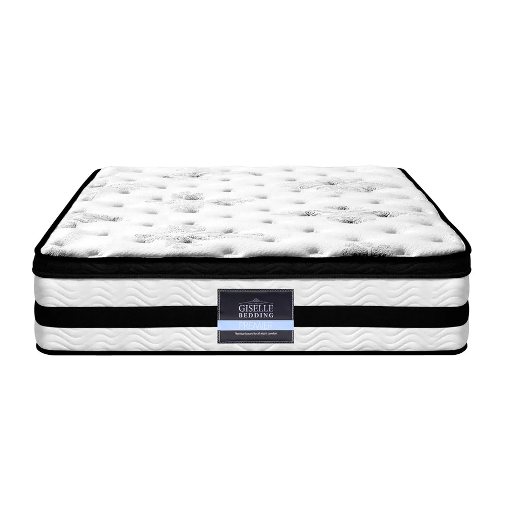 Algarve Euro Top Pocket Spring Mattress 34cm Thick - King Single