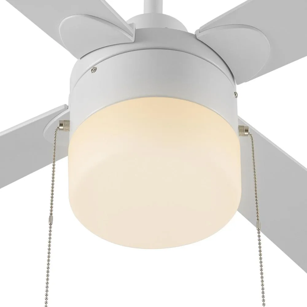 Alrich Ceiling Fan with LED Light and Pull Chain 52 Inch