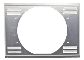 ALUMINUM EMC LOUVERED FAN SHROUD 22-9-16"X16-5-8" FITS CFR 28"X16-1-2" RADIATORS - NATURAL