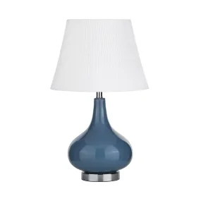 Antonio Light Blue Table Lamp 58cm