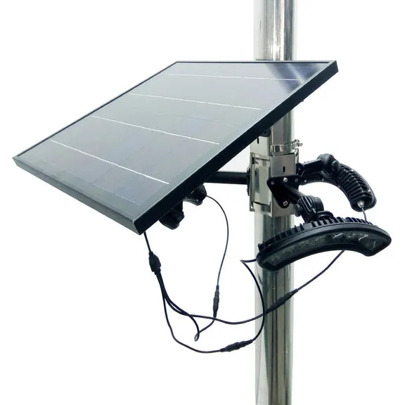 Apollo Solar Flagpole Light, 1980 Lumens, 18W, 6000K CCT