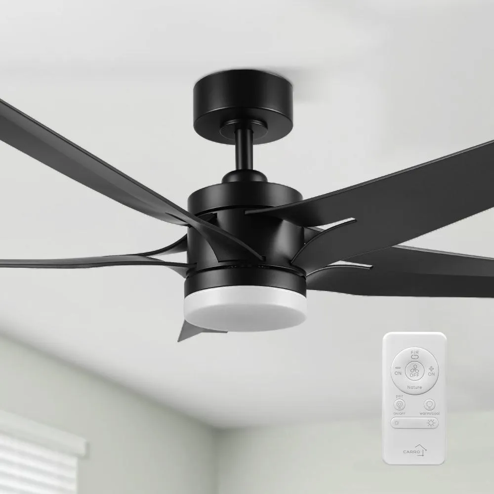 Araceli 52 inch Modern Ceiling Fan with LED Light and Remote