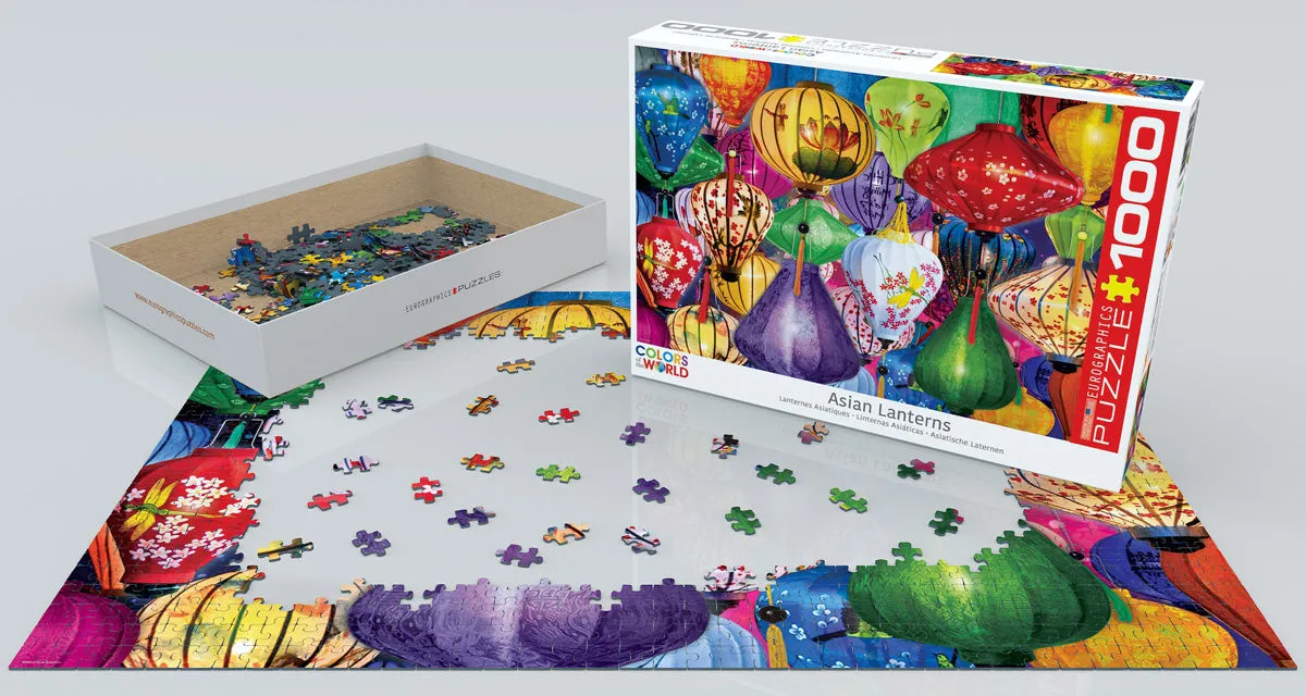 Asian Lanterns 1000 Piece Puzzle - Quick Ship