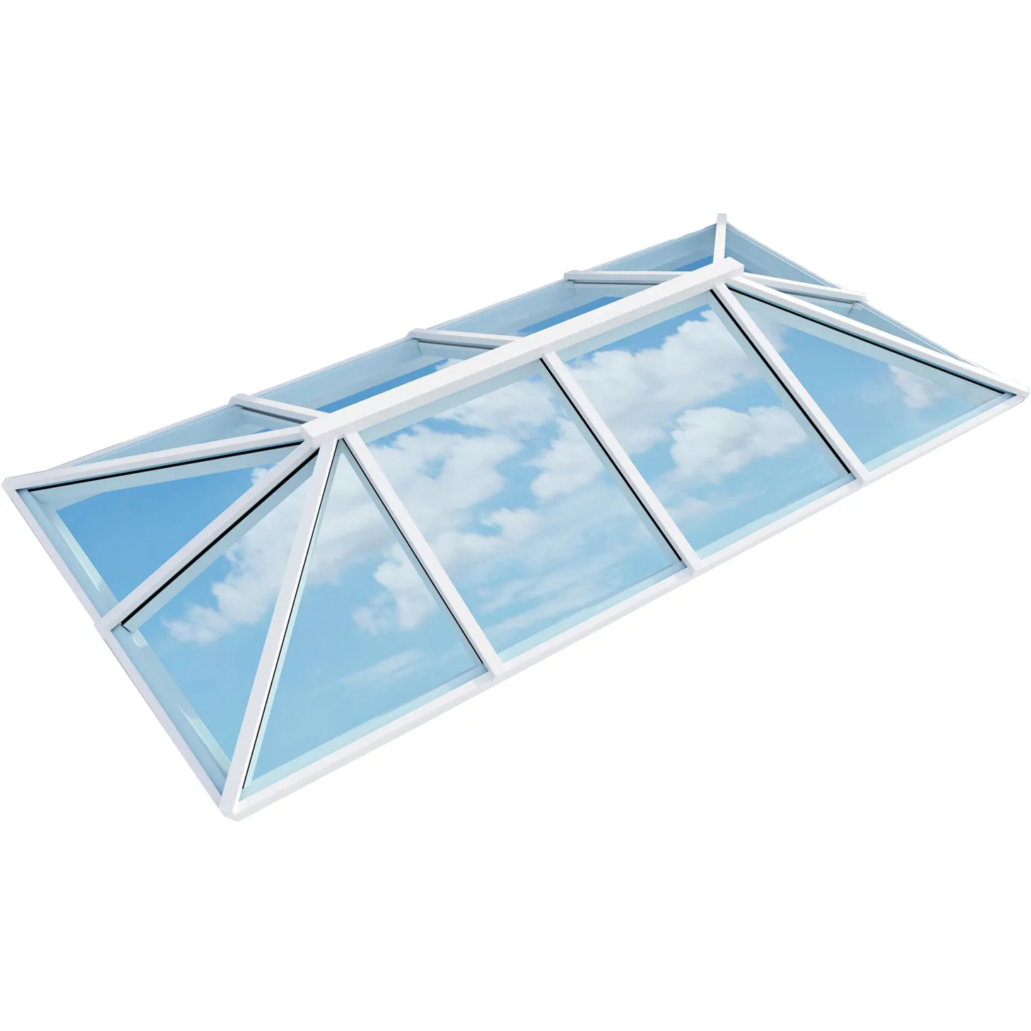 Atlas Traditional Aluminium Roof Lantern - Active Blue Glazing