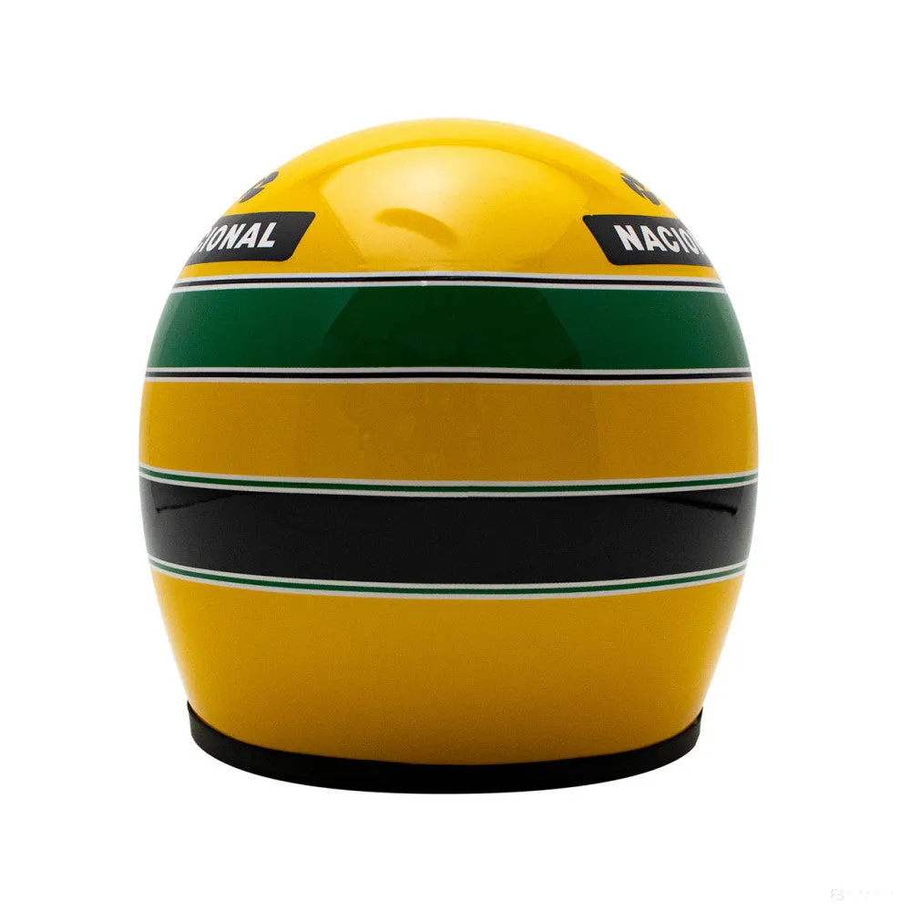 Ayrton Senna Mini Helmet, 1987 Mini Helmet, 1:2 scale, Yellow, 2020