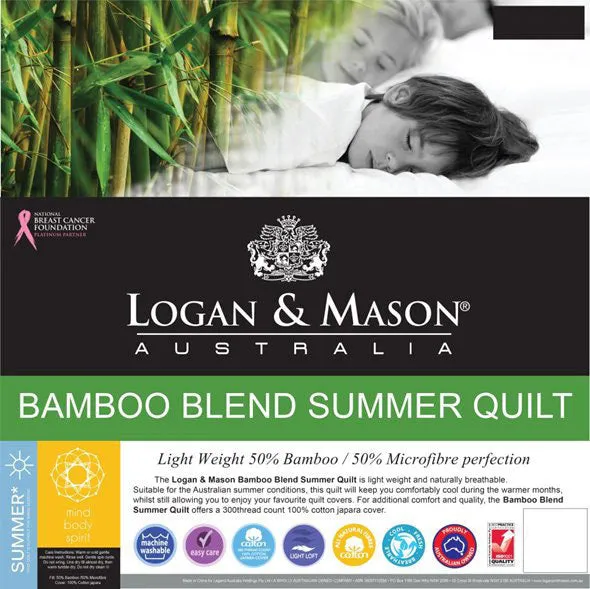 Bamboo Blend Summer Quilt by Logan and Mason