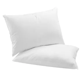 Bedra Bedding Pillow Goose Feather Down Pillows Twin Pack Standard Size Hotel