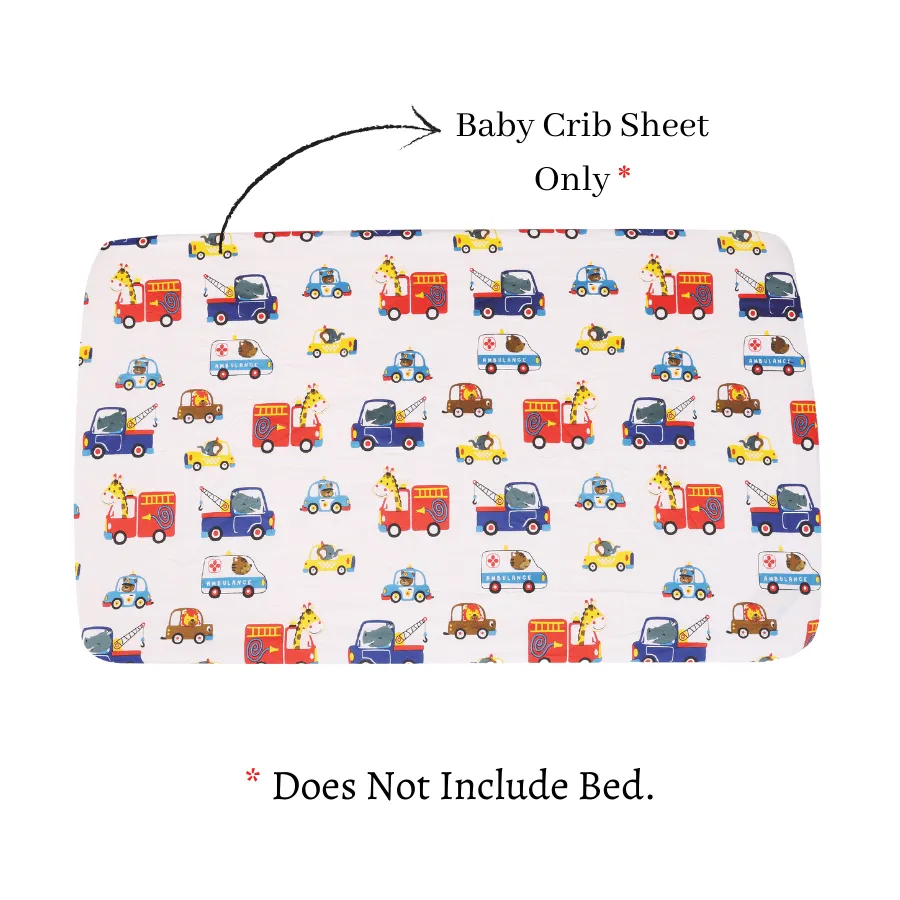 Beep Beep - Baby Crib Sheet