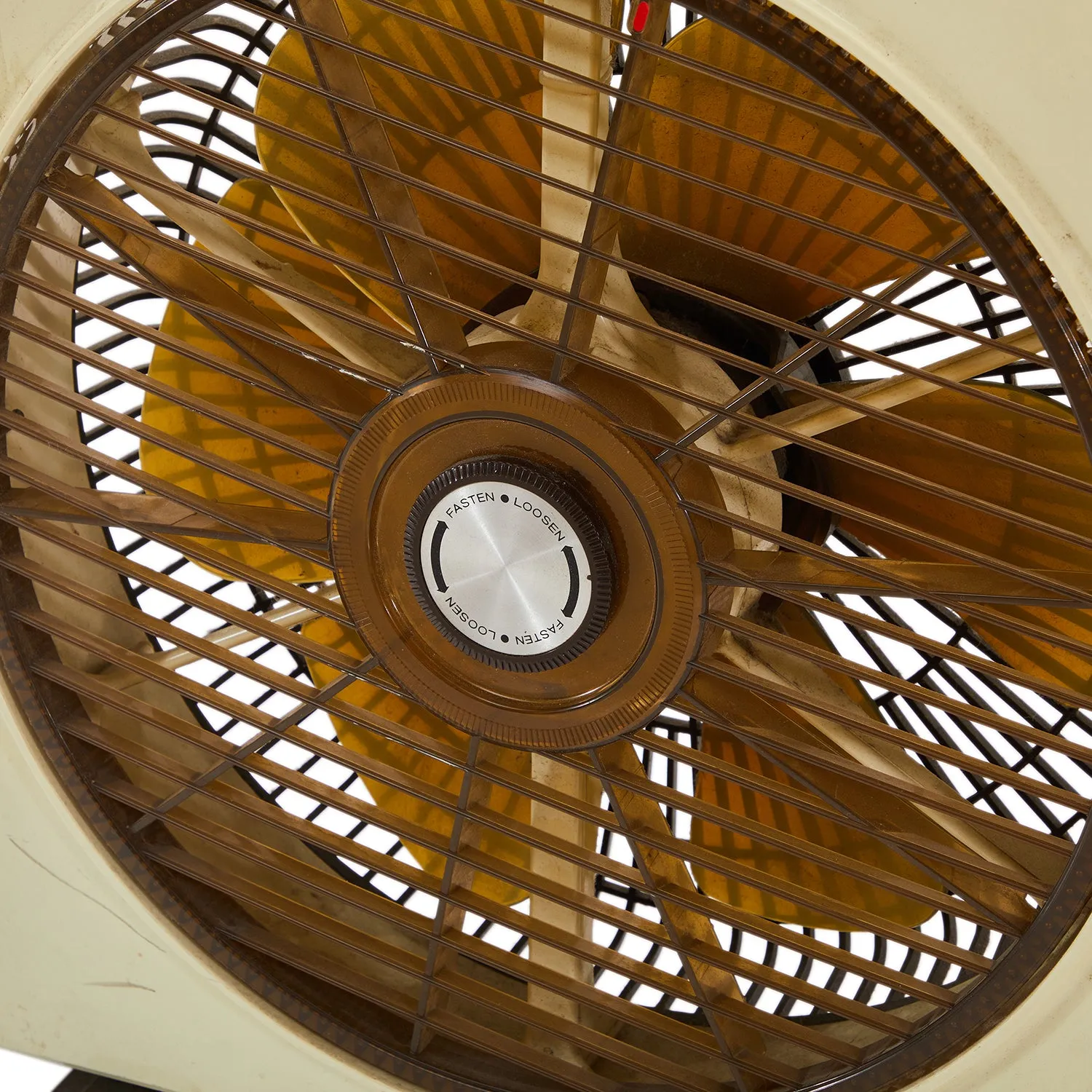 Beige & Brown Box Fan