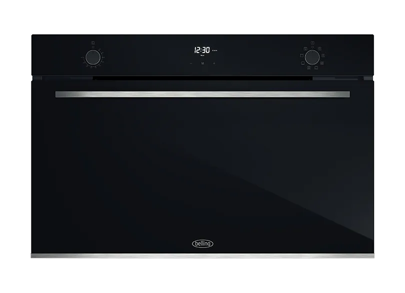 Belling BDO9608BK 90cm Built-in 8 Function Black Glass Oven - Made in Italy