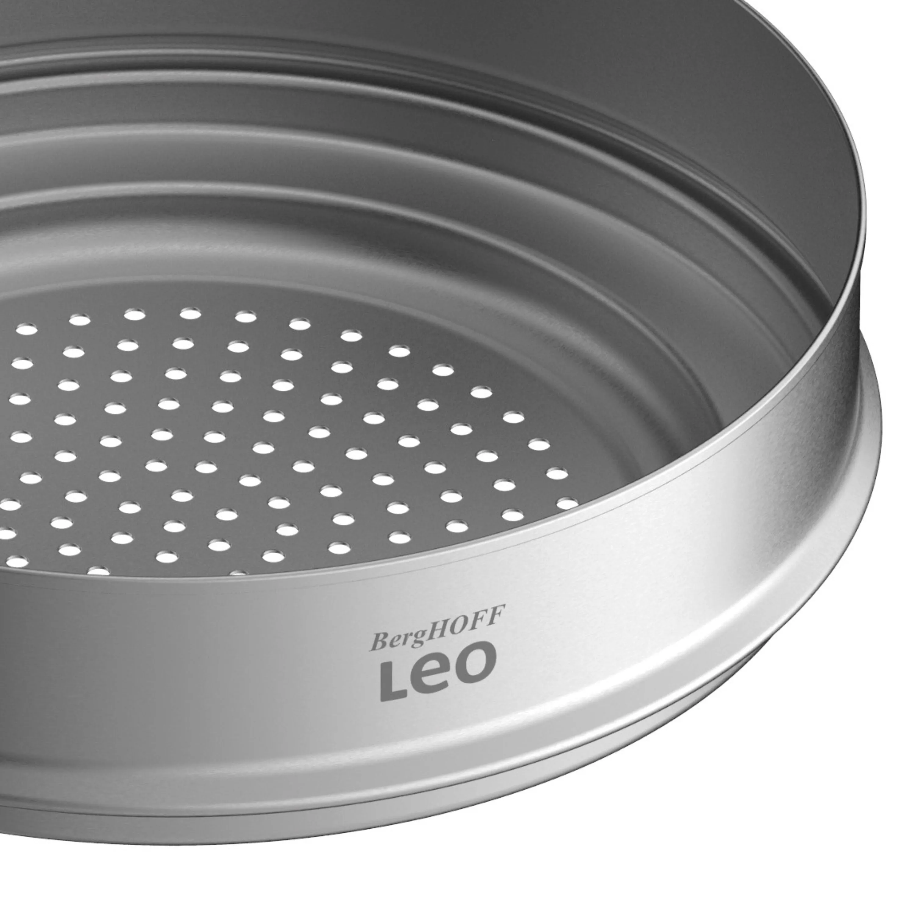 BergHOFF Leo Graphite Recycled 18/10 Stainless Steel Steamer Insert 10"