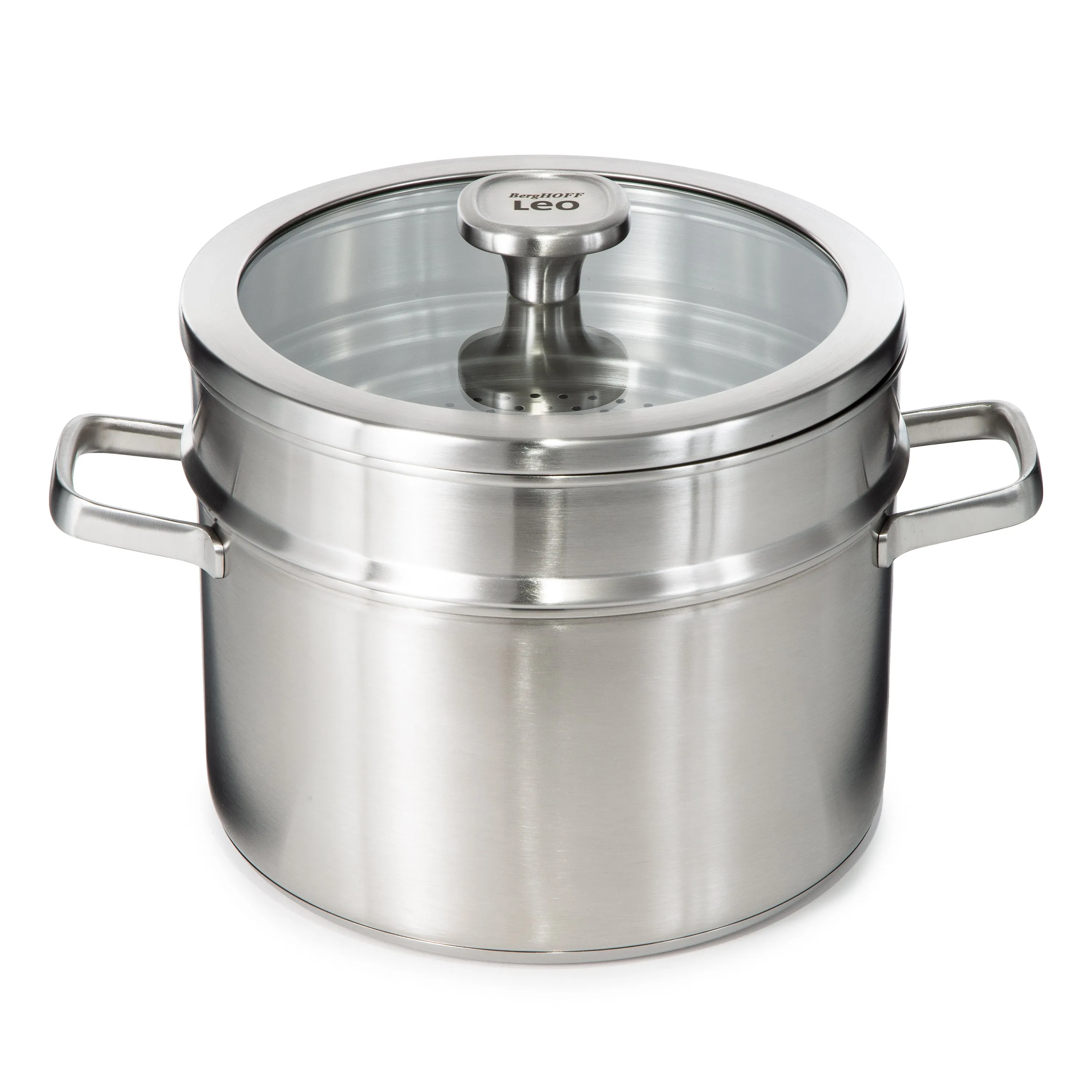 BergHOFF Leo Graphite Recycled 18/10 Stainless Steel Steamer Insert 10"