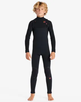 Billabong Boys 8-16 302 Furnace Comp Chest Zip Wetsuit