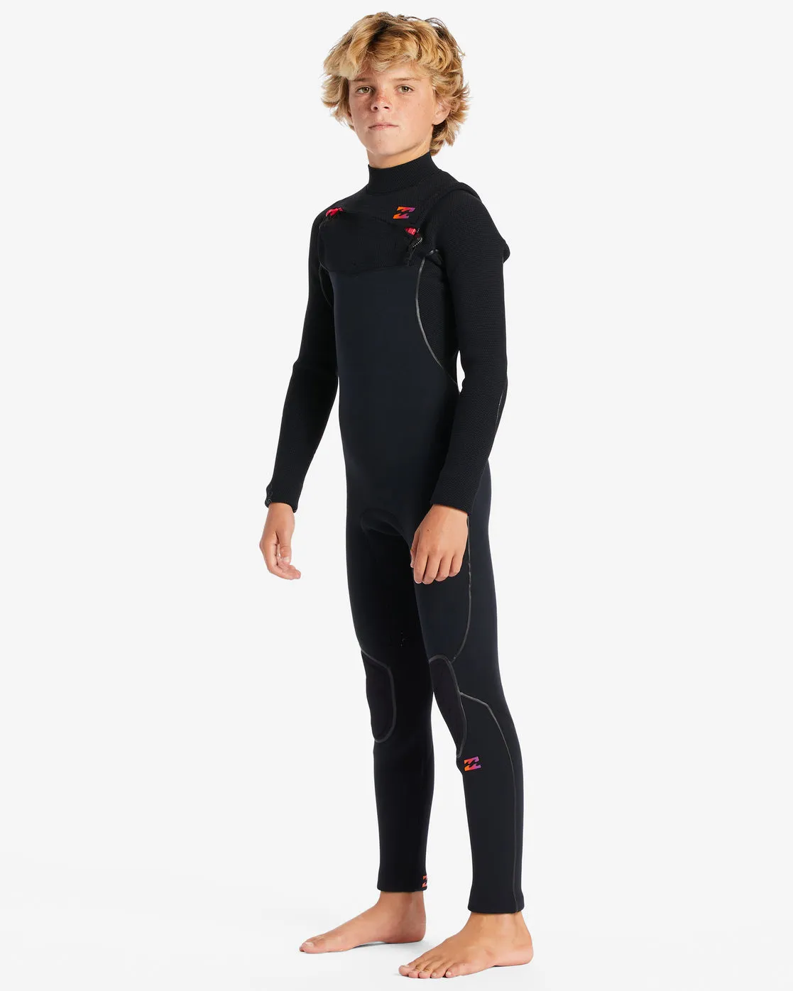 Billabong Boys 8-16 302 Furnace Comp Chest Zip Wetsuit