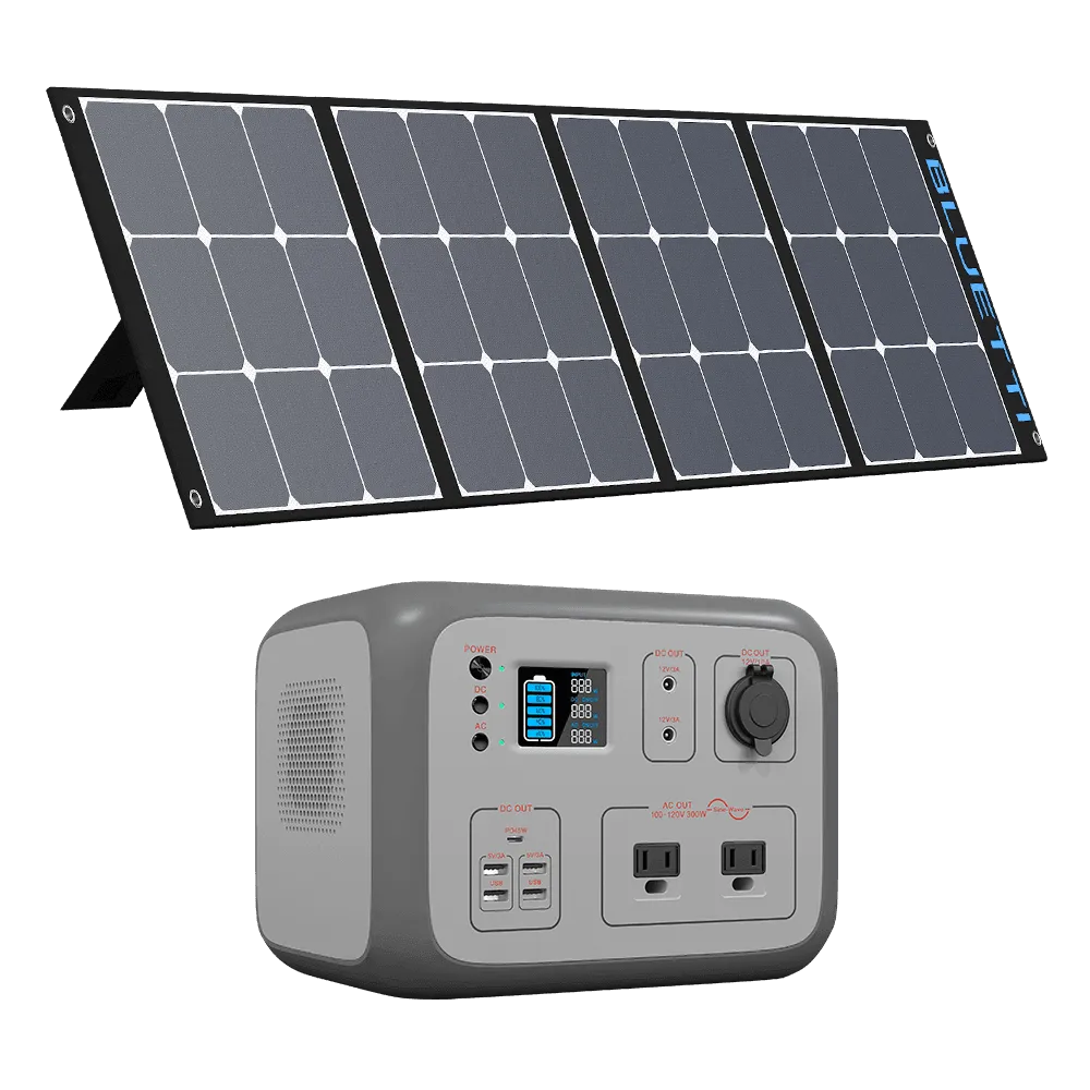 BLUETTI AC50S 500Wh/300W Portable Power Station  1*SP120 Solar Panel